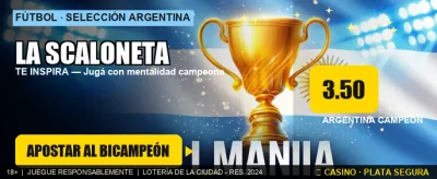 ¡Ganá en grande hoy mismo! banner